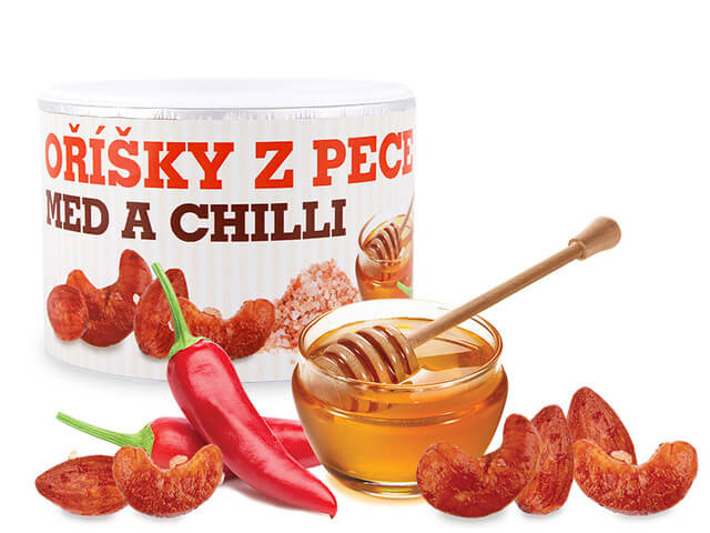 MIXIT Oriešky z pece - med a chilli 140 g