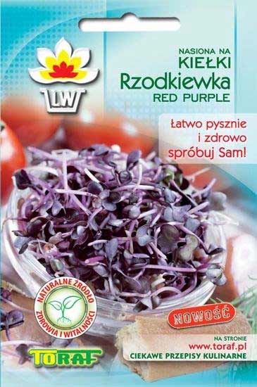 Semienka na klíčenie Reďkovka Red Purple 10 g