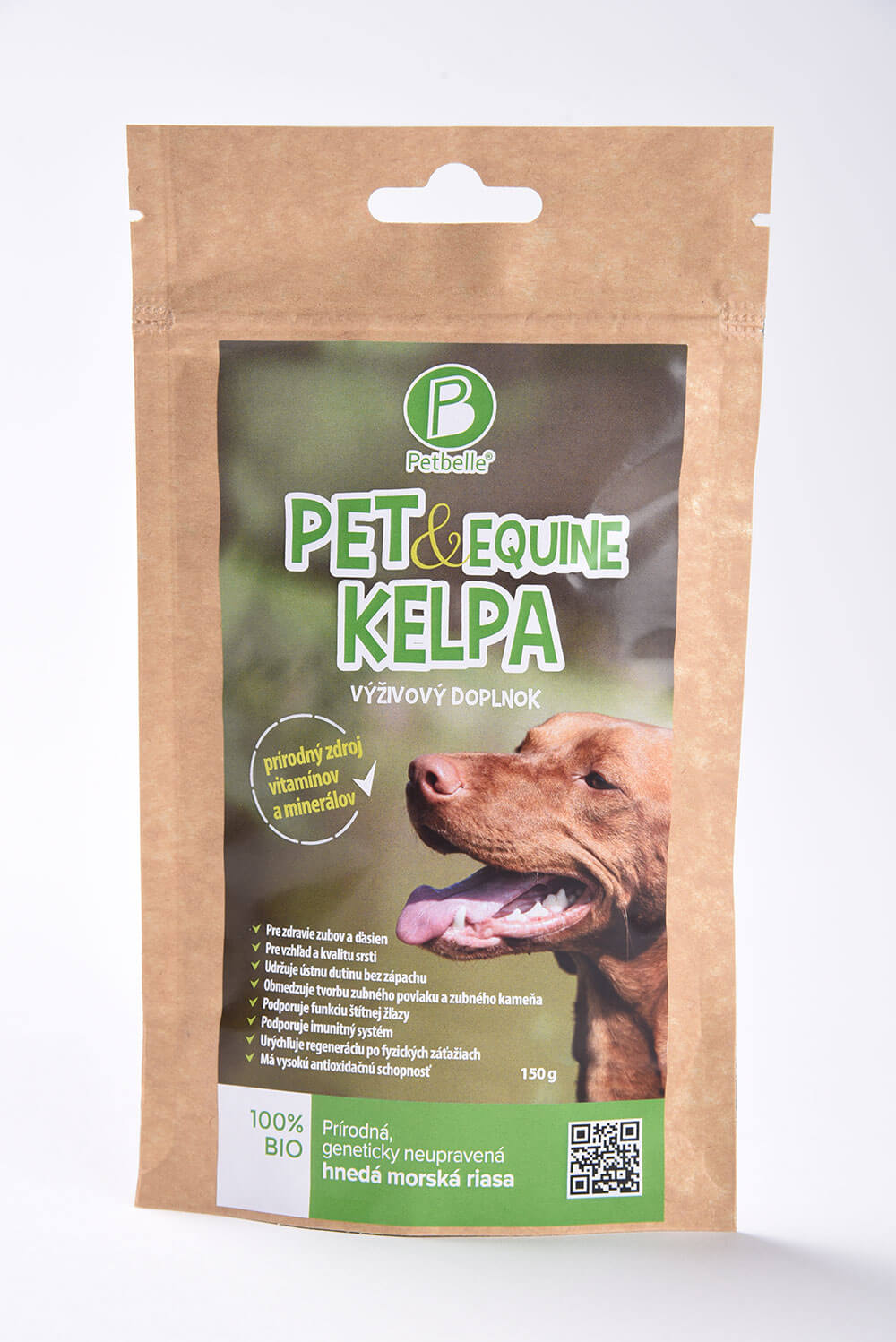 Doplnok výživy pre psa Petbelle Pet & Equine Kelpa - prírodný zdroj vitamínov a minerálov 150 g