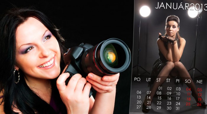 Fotografovanie s profesionálnym fotografom a vytvorenie originálneho nástenného kalendára.