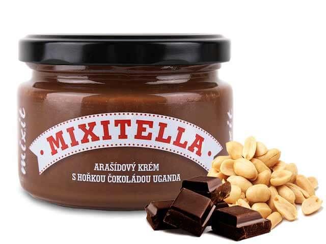 MIXIT Mixitella - arašidová s horkou čokoládou Uganda 250 g