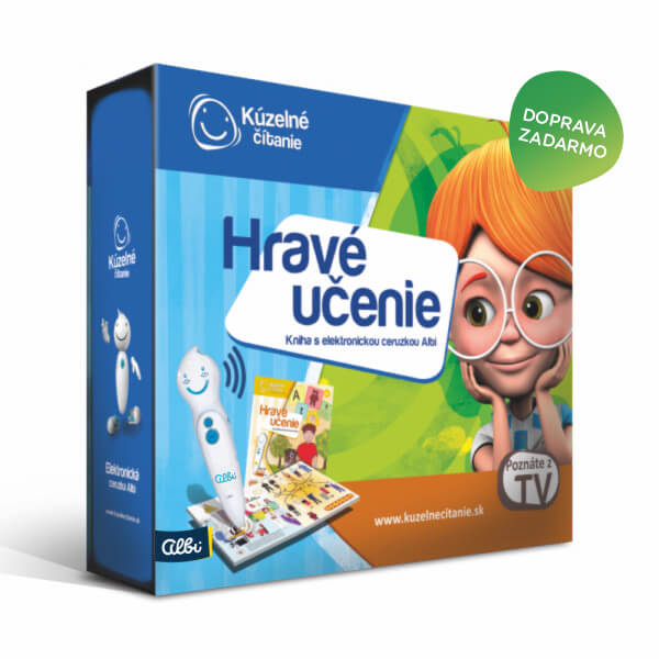 Kúzelné čítanie set: Hravé učenie s elektronickou ceruzkou Albi