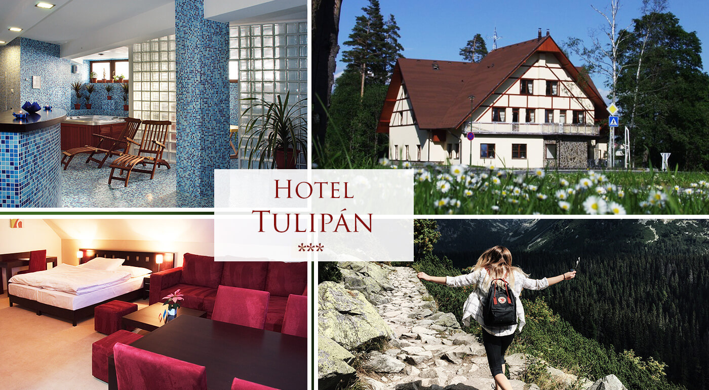 Vysoké Tatry: Dovolenka v Hoteli Tulipán*** pre dvoch s polpenziou, wellness a ďalšími bonusmi