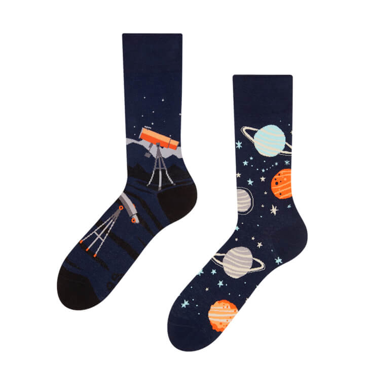 Good Mood ponožky Vesmír - veľkosť 43-46