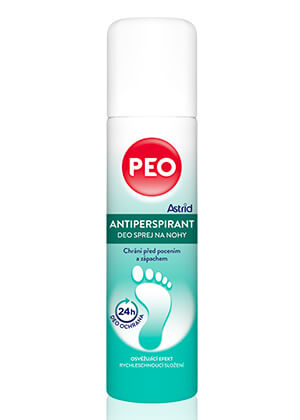 PEO Antiperspirant deo sprej na nohy 150 ml