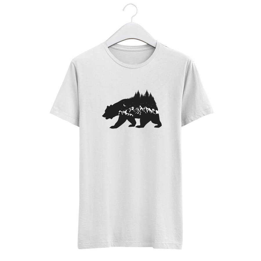 Pánske tričko s krátkym rukávom Strážca lesa - biele, veľkosť XXL