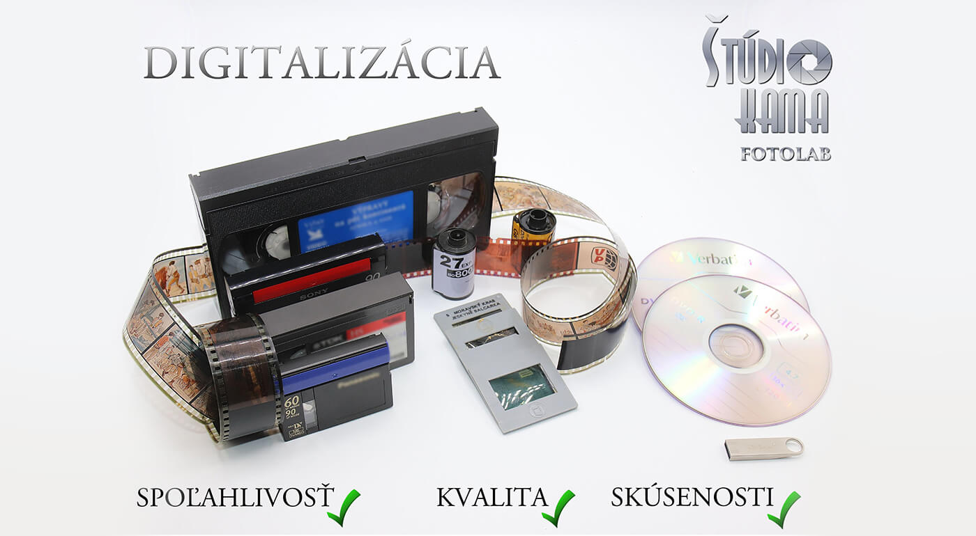 Profesionálny prepis - 1 ks kazety VHS/VHS-c/Mini DV/HI8/Digital8 a uloženie na USB + pokročilé úpravy