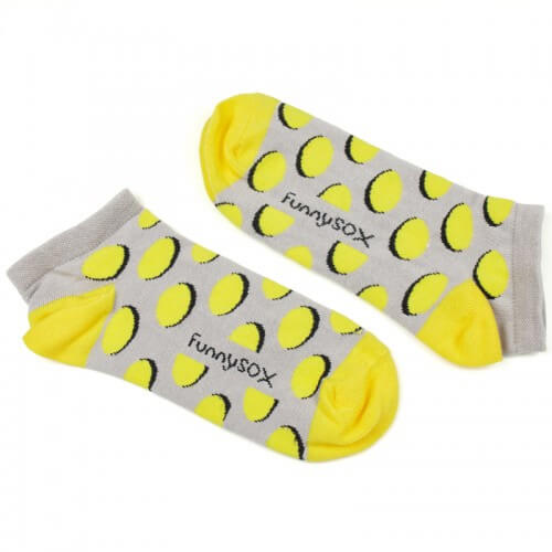 FunnySOX ponožky Jelouky nízke svetlé - veľkosť 41-45
