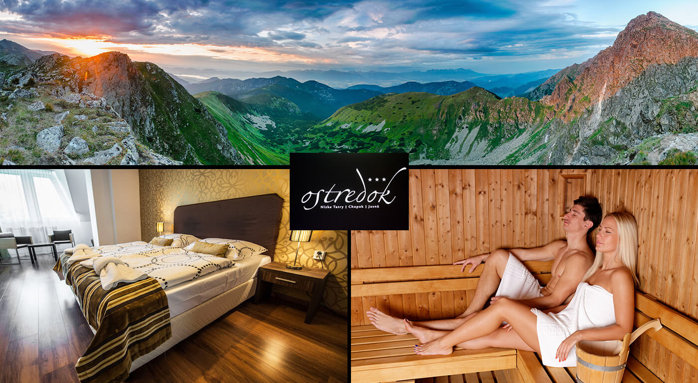 Nízke Tatry: Pobyt v Hoteli Ostredok s polpenziou a špičkovým wellness