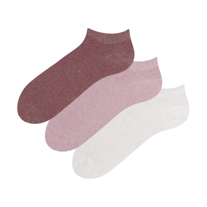 Good Mood Trojbalenie členkových ponožiek z recyklovanej bavlny Optimista - veľkosť 39-42