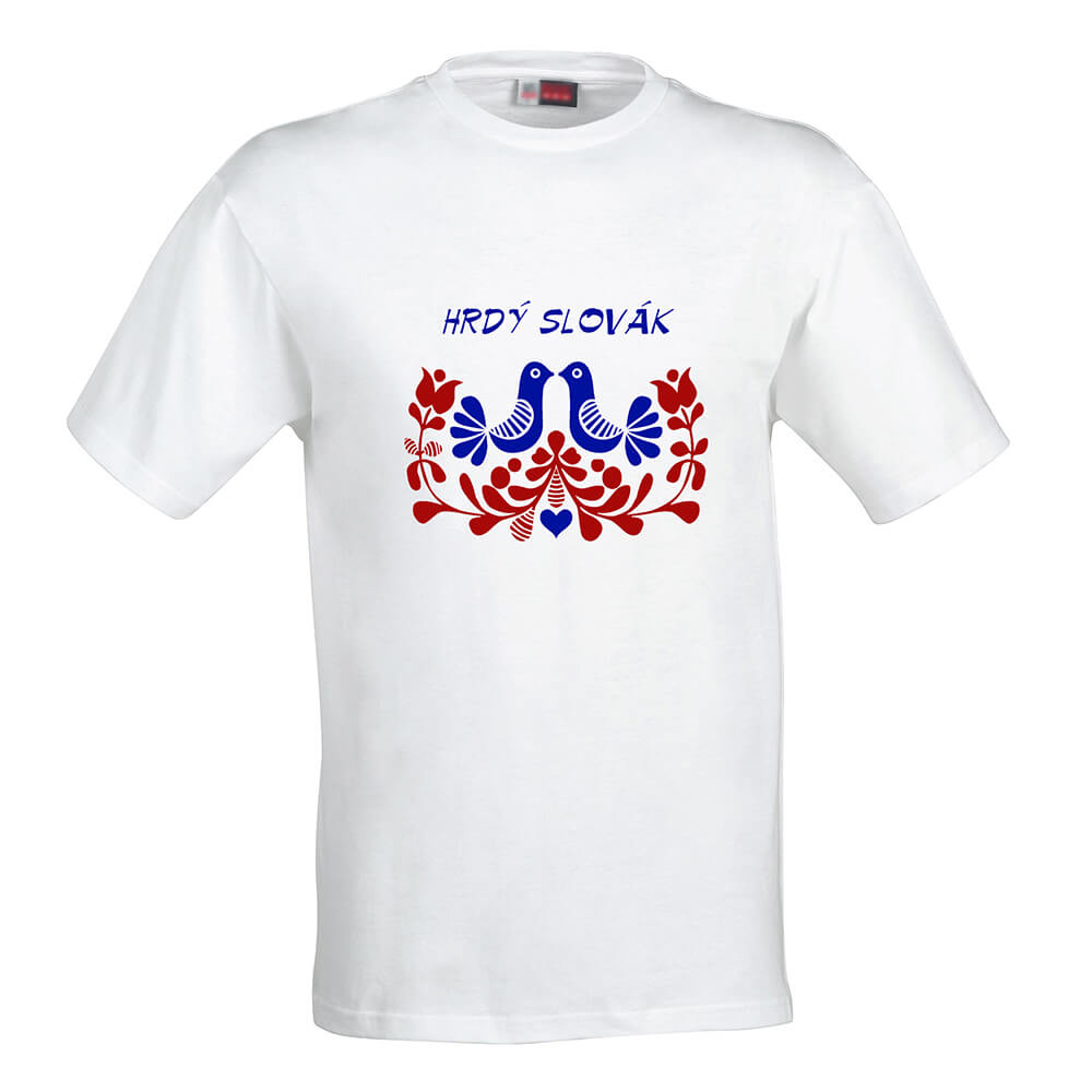 Pánske tričko Hrdý Slovák - veľkosť L