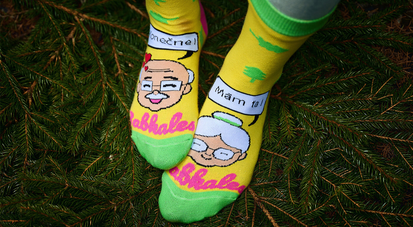 Zábavné ponožky Babkales, ktoré sú vyrobené na Slovensku, jednoducho musíte mať!