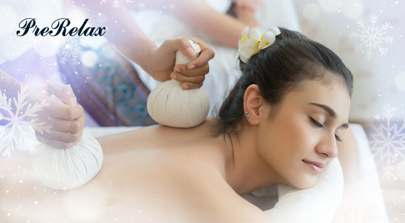 Procedúra Royal relax - 60 min celotelová thajská olejová bylinková masáž, masáž problematických častí tela, rašelinový zábal (10  min.), kyslíková terapia (30min.), vstup do soľnej jaskynky