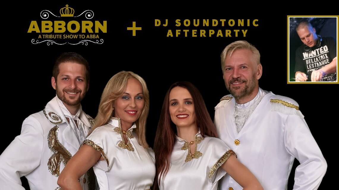 Abborn live Show - tribute to ABBA (afterparty DJ SoundTonic) Strieborný sektor