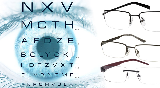 Dioptrické okuliare (sklá + rám) za 55,90€.
