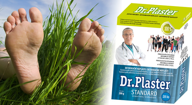 Účinné značkové detoxikačné náplasti Dr. Plaster od overeného predajcu 3+1 zadarmo.