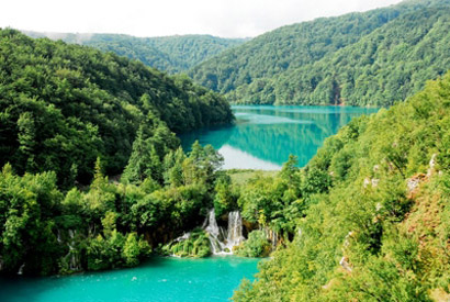 Plitvické jazerá Chorvátsko