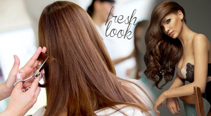 Oživite svoj look perfektne sadnúcim strihom a novou farbou vlasov v salóne Glamour.