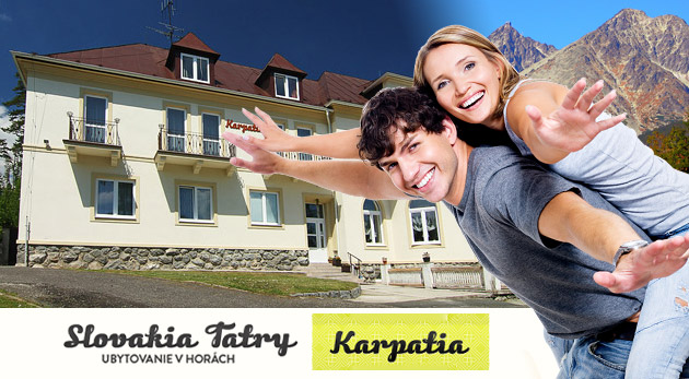 3-dňový pobyt s polpenziou v Penzióne Karpatia v Tatranskej Lesnej za 39€ + zľavy na vstup do Aquacity Poprad a Thermal park Vrbov.