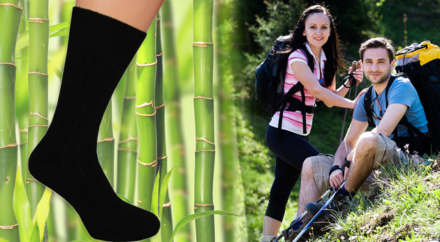 Bambusové ponožky 6 párov - pánske, veľkosť 39 - 42 len za 6,99€.