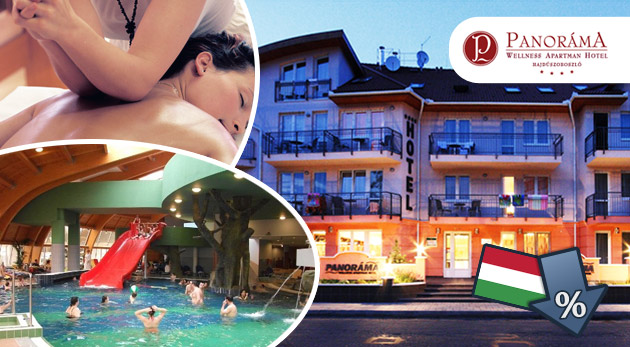 Pobyt na 3 noci pre 2 osoby v Panoráma Wellness Apartman Hotel za 218€.