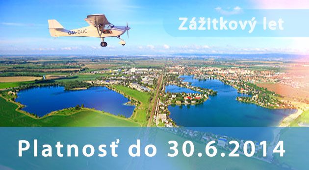 30 minútový zážitkový let vami vybranou trasou s kompletnou fotodokumentáciou letu len za 75€