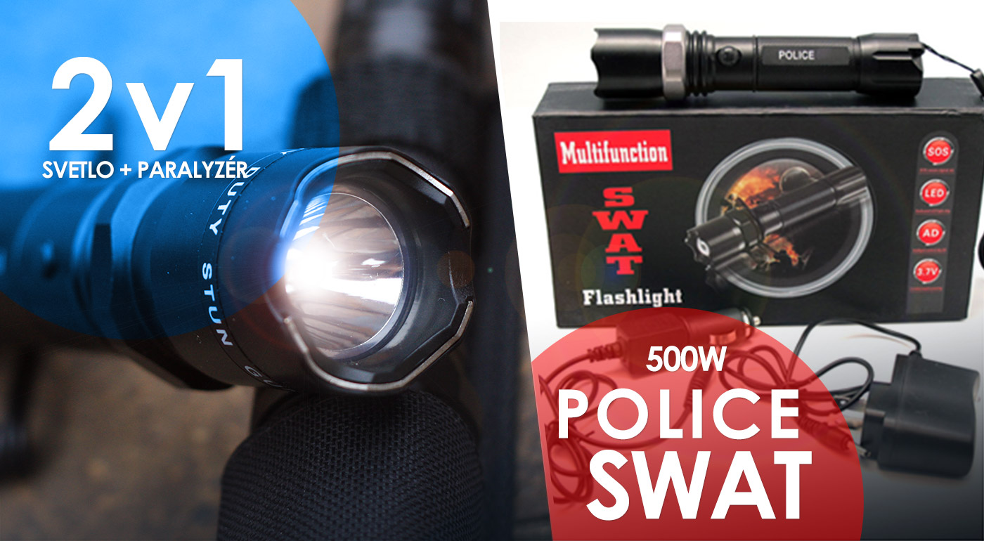 Praktické baterky POLICE so zoomom alebo s paralyzérom - sady v darčekovej kazete opäť v ponuke! Limitovaná akcia! Fotka zľavy: Dobíjacia baterka POLICE so zoomom alebo s paralyzérom už od 12,99 €. Praktický pomocníci prinášajúci svetlo všade tam, kde ho práve potrebujete. Osobný odber alebo zaslanie poštou.