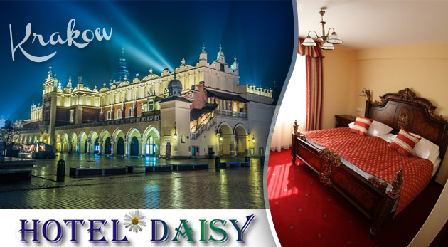 3 dňový pobyt Hotel Daisy Superior pre 2 osoby s raňajkami (pobyt počas víkendu piatok - nedeľa) za 89€