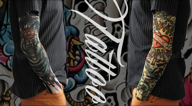 Páni, doprajte si štýlový vzhľad s módnym tetovaním vďaka tetovaciemu rukávu! Na výber z deviatich motívov.