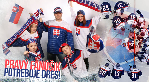 Olympijský hokejový dres Sochi 2014 s textom slovenskej hymny - výbava správneho fanúšika počas ZOH Soči 2014!