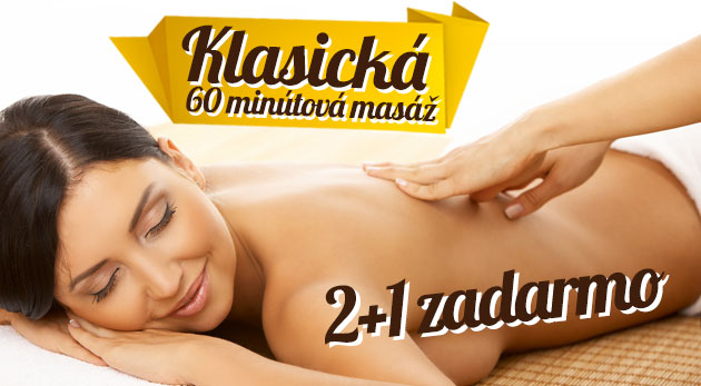 Kvalitná 60 minútová masáž podľa zdravotného stavu a potrieb klienta za 12,90€