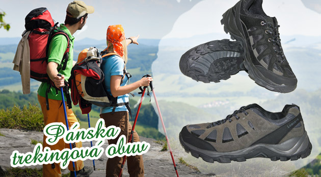 Pánska trekingová obuv - pohodlné tenisky na turistiku, šport i bežné nosenie!