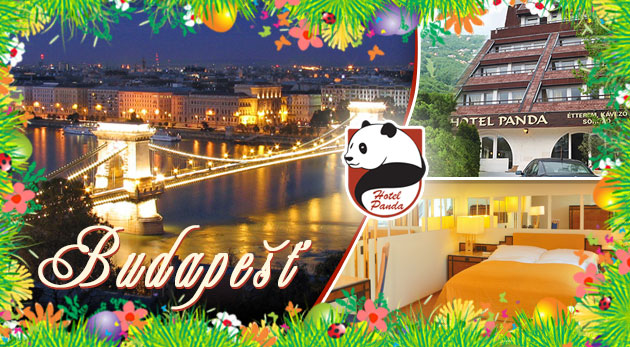 Veľkonočný pobyt pre dvoch na 3 alebo 4 dni v komfortnom Hoteli Panda s raňajkami. Užite si luxus a romantiku Veľkej noci v Budapešti.