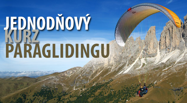 1-dňový zoznamovací kurz paraglidingu pre 1 osobu za 57€ vrátane zapožičania výstroja