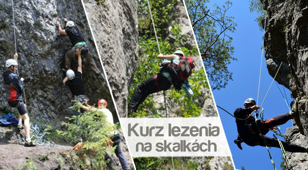 1-dňový kurz lezenia na skalkách pre 1 osobu za 22€ vrátane zapožičania výstroja