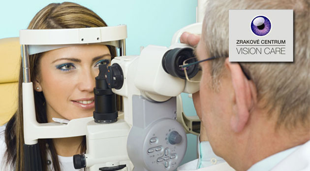 Komplexné vyšetrenie zraku odborne vyškoleným personálom zrakového centra za 7,90 €
