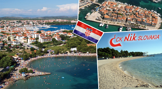 8-dňová dovolenka s dopravou v chorvátskom Saint Tropez - v letovisku Vodice. Útulné apartmány a bonus: dieťa do 4 rokov ZADARMO!