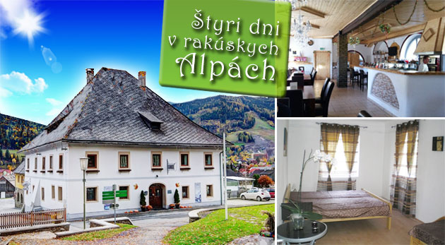 4-dňový pobyt pre 2 osoby v Gasthof Kreischberg za 129€