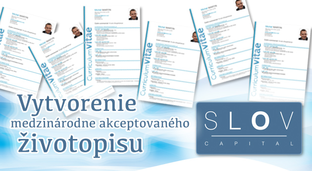 Váš životopis od profesionálov v slovenčine a angličtine aj s odbornou konzultáciou