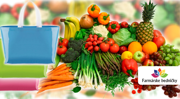 Čerstvá zelenina a ovocie od slovenských farmárov na váš stôl. Taška plná vitamínov na počkanie.