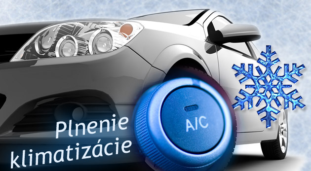 Plnenie klimatizácie do automobilu a čistenie ozónom zadarmo