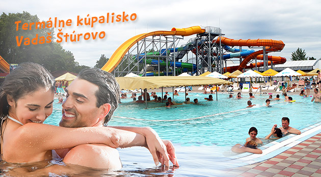 Letný pobyt na 4 alebo 5 dní pre 4 osoby v areáli termálneho kúpaliska Vadaš Štúrovo + celodenné vstupy do bazénov zadarmo!