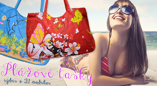 Plážové tašky s veselými vzormi na horúce letné dni pri vode - na výber až 21 modelov!