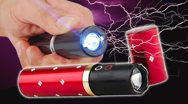 Dobíjacia dámska baterka s paralyzérom Type 903, farba: červená za 8,99€