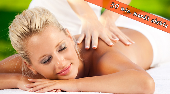 30 minútová klasická masáž chrbta za 4,90€