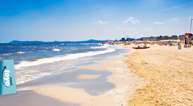 Predĺžený víkend na pláži v Rimini v Taliansku - odskočte si oddýchnuť k priezračnému moru!
