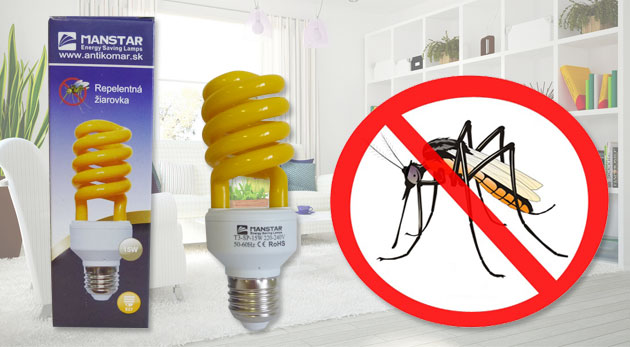 Úsporná repelentná žiarovka proti hmyzu | ZaMenej.sk