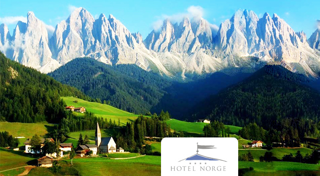 Dovolenka v luxusnom 4* Hoteli Norge v Monte Bondone v talianskych Dolomitoch.