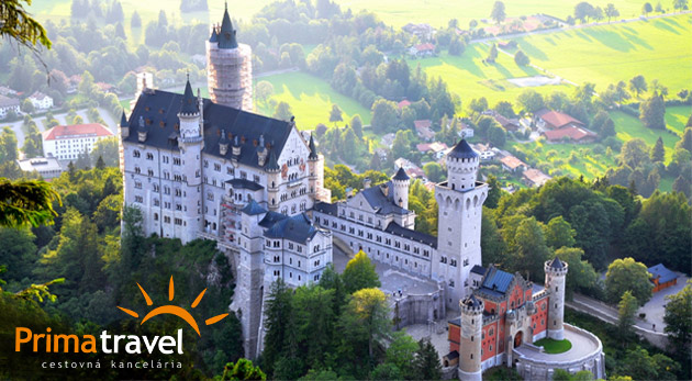 Bavorské zámky - 2 dňový zájazd pre 1 osobu za 119€ vrátane ubytovania, raňajok a služieb sprievodcu v termíne 11.10. - 12.10.2014