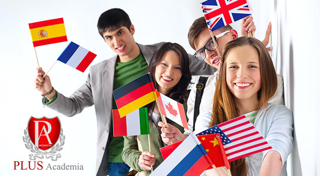 Štvormesačný jazykový kurz angličtiny, nemčiny, francúzštiny, španielčiny alebo ruštiny v PLUS Academia priamo v centre Bratislavy